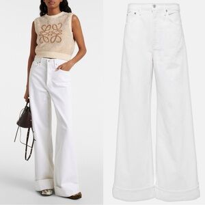 AGOLDE Dame High Rise Wide Leg Jeans